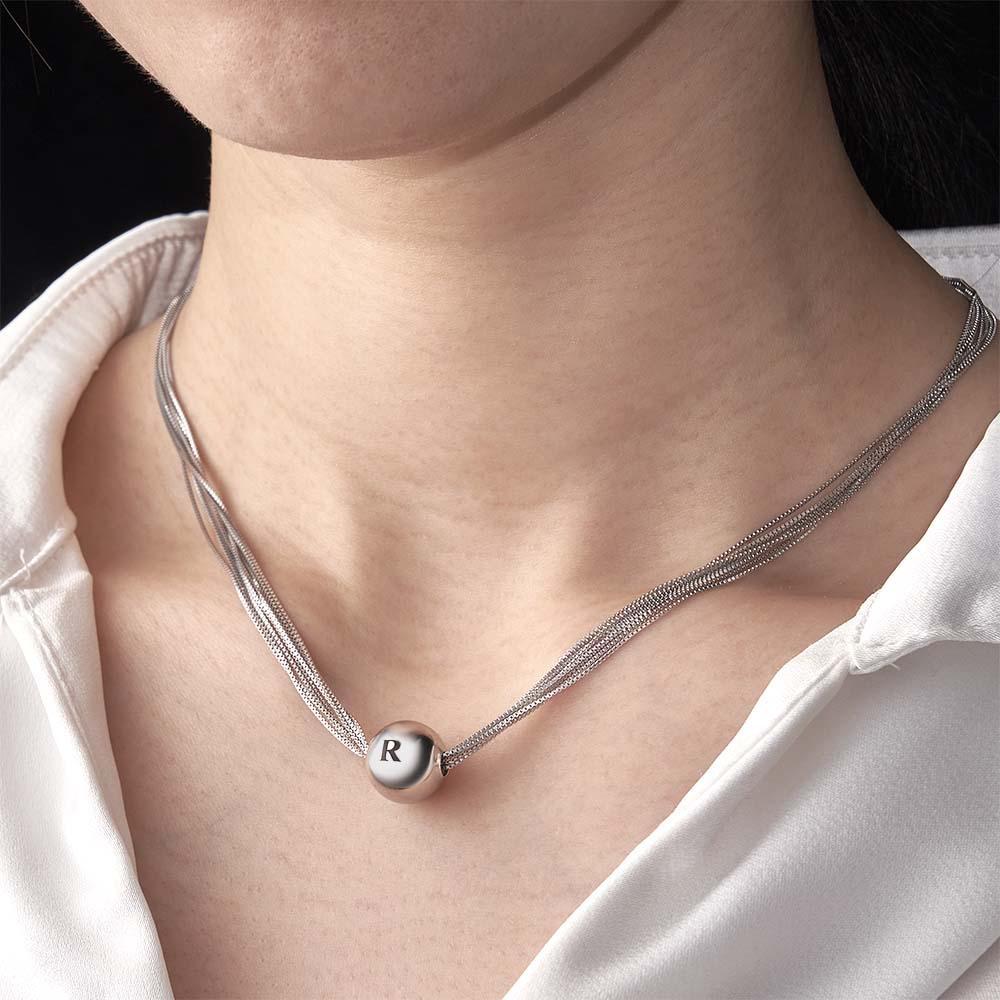 Collier Gravé Personnalisé, Chaîne Unique, Cadeau Créatif - votrecollierprenomfr