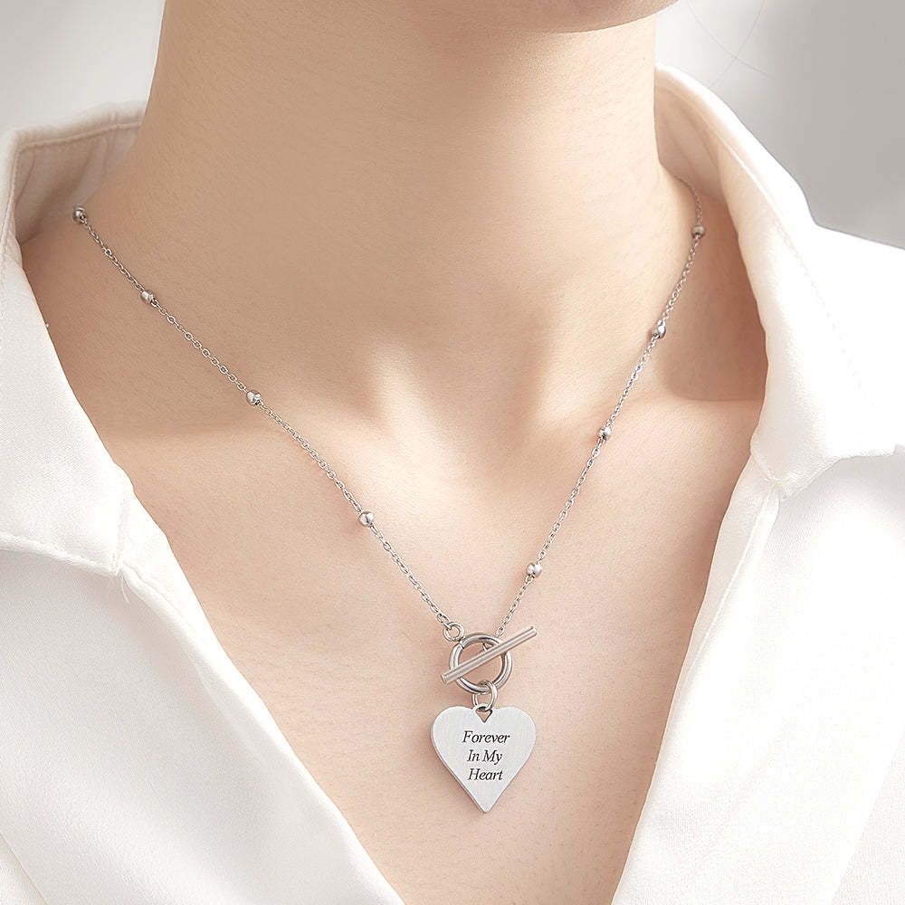 Collier Texte Personnalisé Collier Touche D'amour Pour Elle - votrecollierprenomfr
