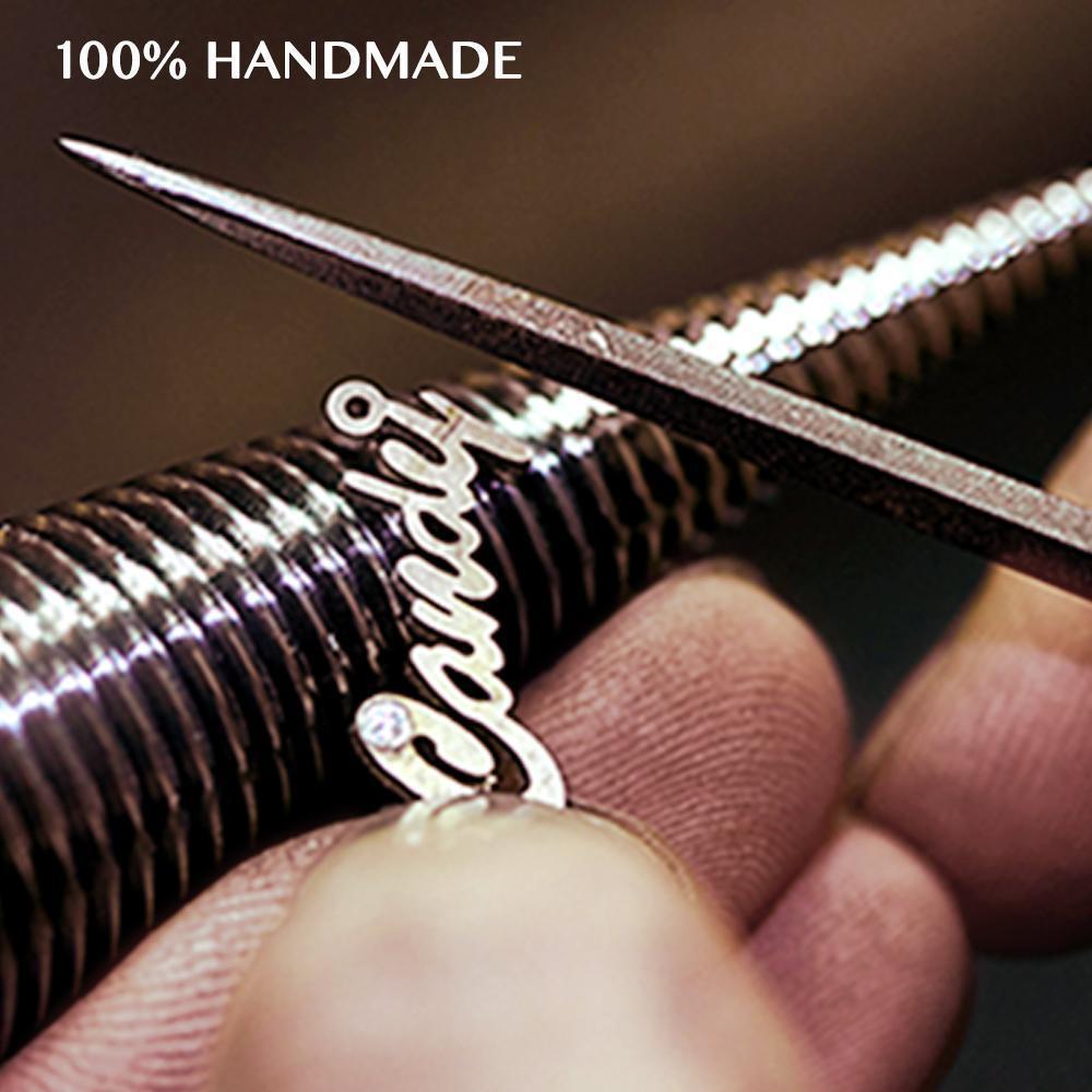 Collier Avec Deux Prénoms En Forme De Cœur Entrelacé, Plaqué Or 14 Carats, Cadeau De Noël Pour Femme - votrecollierprenomfr