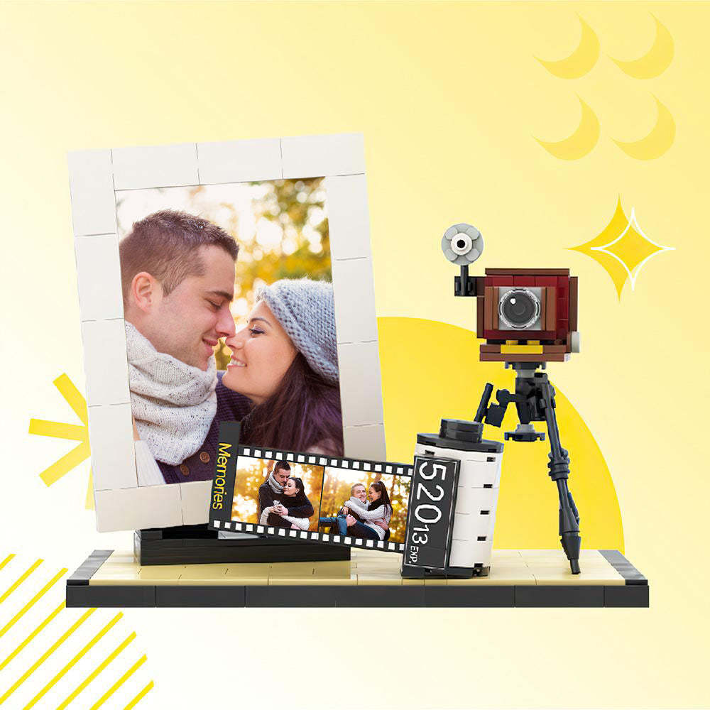 Customized Photo Building Brick Photo Frame Film Puzzle Toy Couple Gift Decoration Home - soufeelus