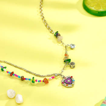 Collier De Projection Personnalisé, Cadeau D'été Pour Fille Douce Et Cool - votrecollierprenomfr