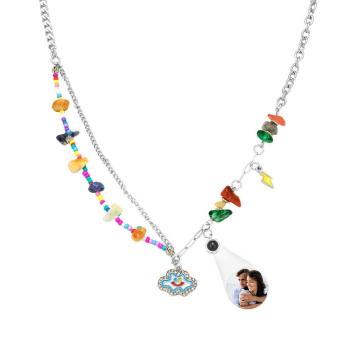 Collier De Projection Personnalisé Cadeau D'amour Coloré Drôle Pour Elle - votrecollierprenomfr
