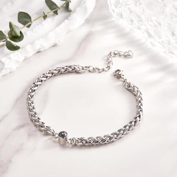 Bracelet De Projection Personnalisé En Os De Dragon, Cadeau Simple - votrecollierprenomfr