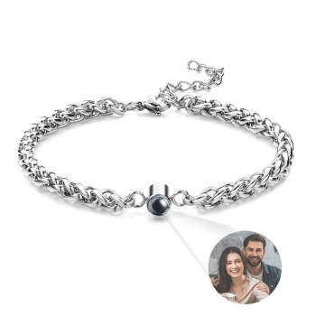 Bracelet De Projection Personnalisé En Os De Dragon, Cadeau Simple - votrecollierprenomfr