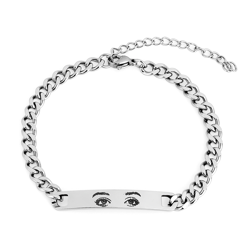 Bracelet Yeux Personnalisé - votrecollierprenomfr