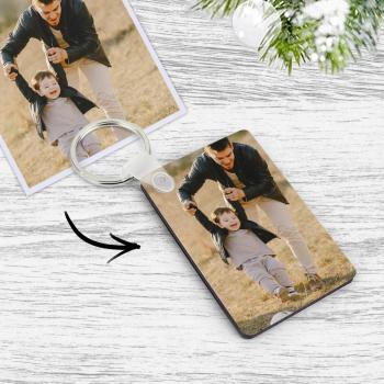Cadeau Commémoratif De Porte-Clés Photo Personnalisé Panneau de densité