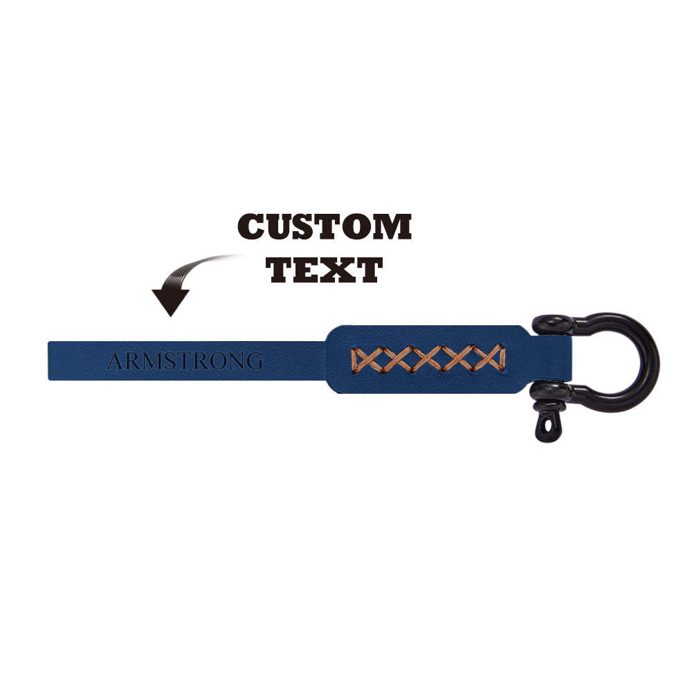 Porte-clés Gravé Personnalisé Porte-clés De Voiture Cadeaux Pour Hommes - votrecollierprenomfr