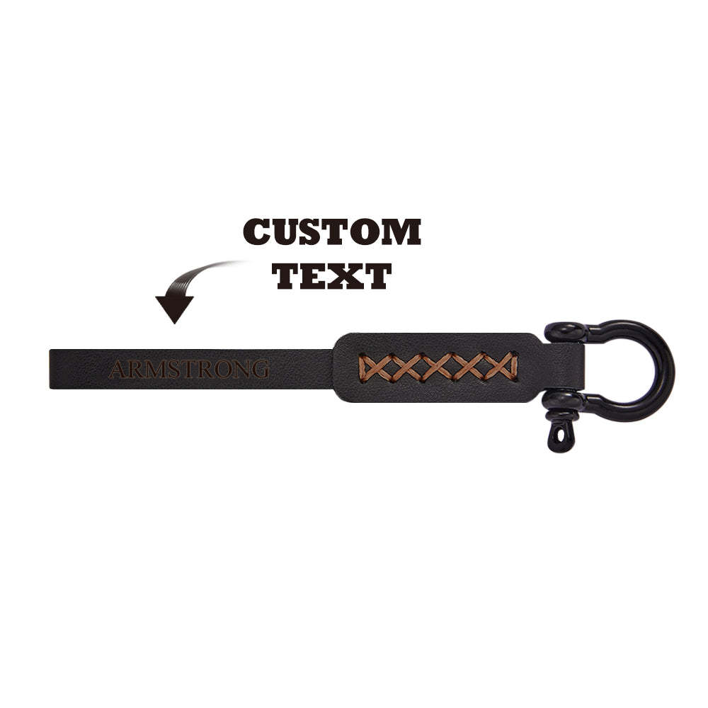 Porte-clés Gravé Personnalisé Porte-clés De Voiture Cadeaux Pour Hommes - votrecollierprenomfr