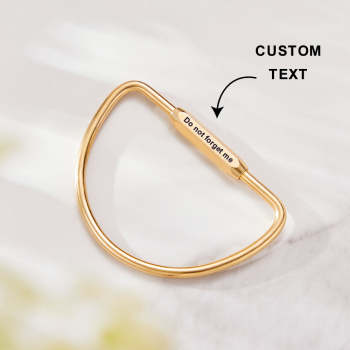 Personalized D Keyring Custom Engraved Camping Carabiner Keychain for Men - votrecollierprenomfr