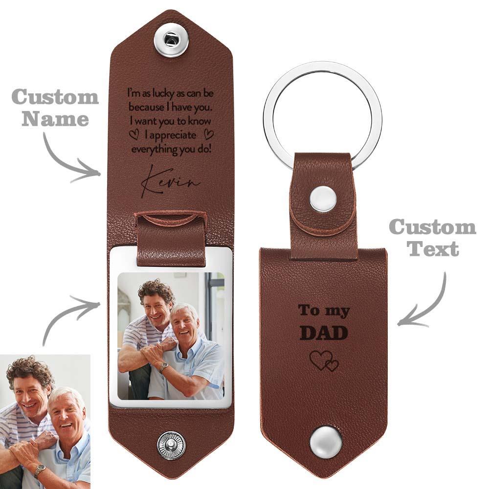 Porte-clés En Cuir Personnalisé, Cadeau D'anniversaire Pour Couple, Style Multiple - votrecollierprenomfr