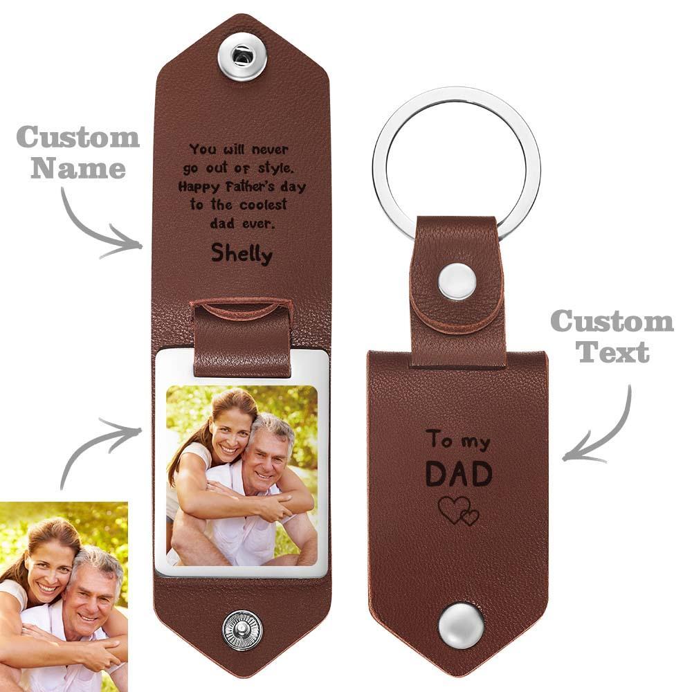 Porte-clés En Cuir Personnalisé, Cadeau D'anniversaire Pour Couple, Style Multiple - votrecollierprenomfr