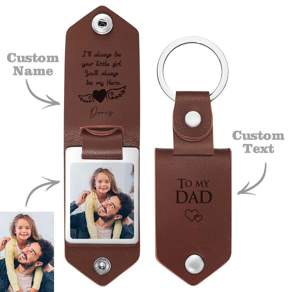 Porte-clés En Cuir Personnalisé, Cadeau D'anniversaire Pour Couple, Style Multiple - votrecollierprenomfr