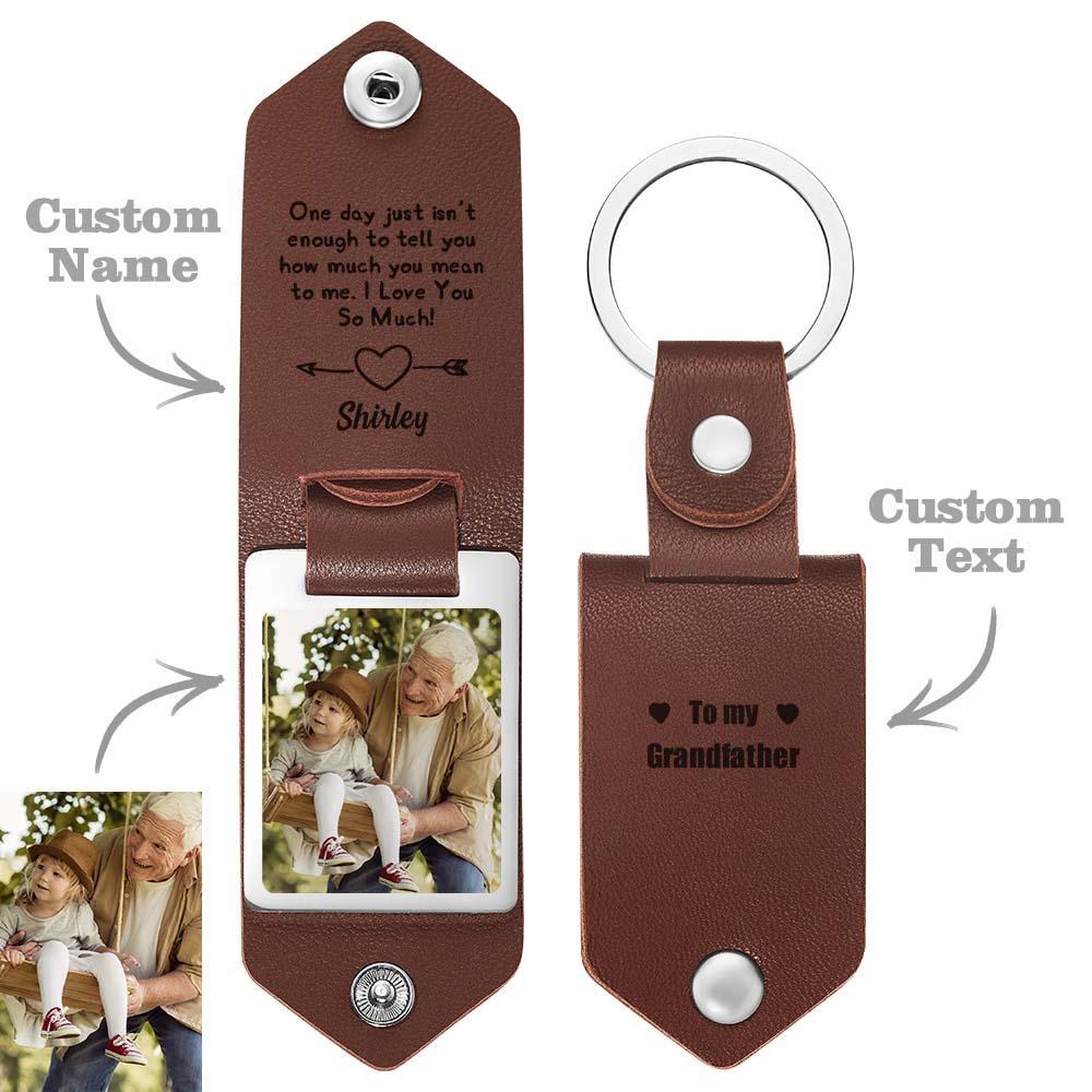 Porte-clés En Cuir Personnalisé, Cadeau D'anniversaire Pour Couple, Style Multiple - votrecollierprenomfr