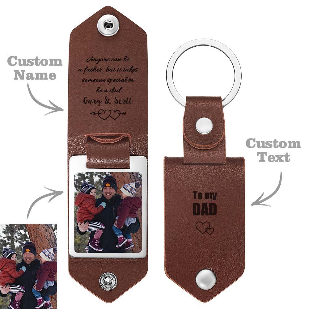 Porte-clés En Cuir Personnalisé, Cadeau D'anniversaire Pour Couple, Style Multiple - votrecollierprenomfr