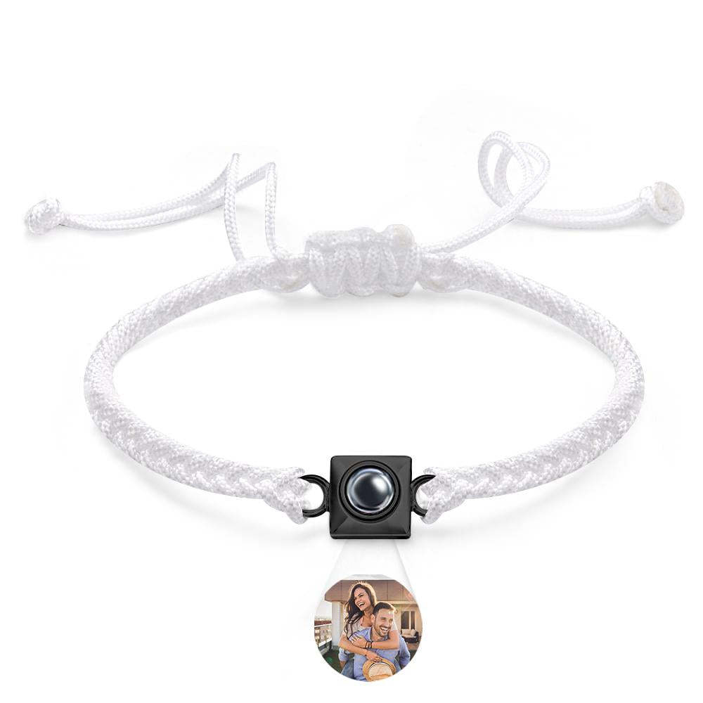 Bracelet De Projection Personnalisé, Tissage Carré, Cadeau De Sport Pour Hommes - votrecollierprenomfr