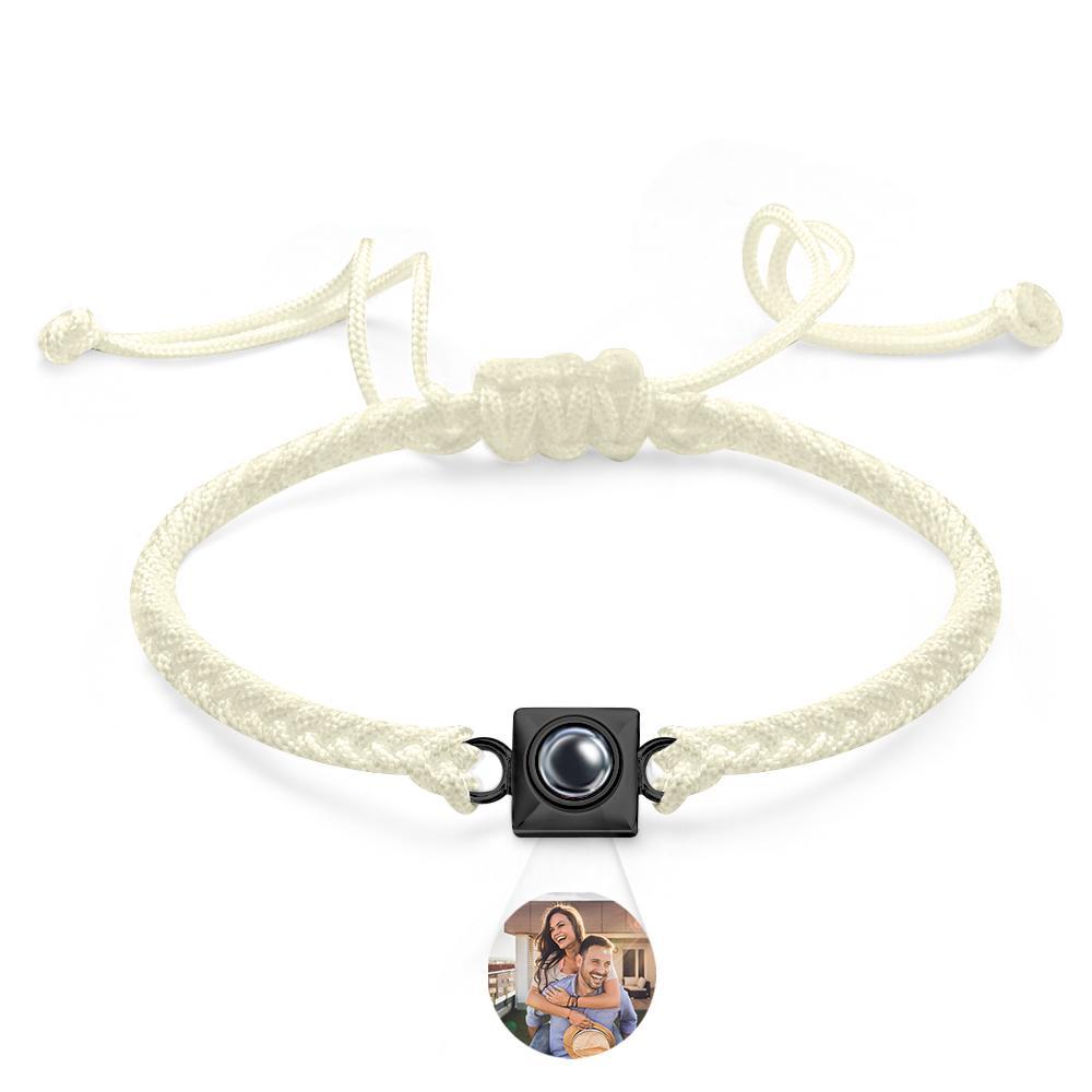 Bracelet De Projection Personnalisé, Tissage Carré, Cadeau De Sport Pour Hommes - votrecollierprenomfr