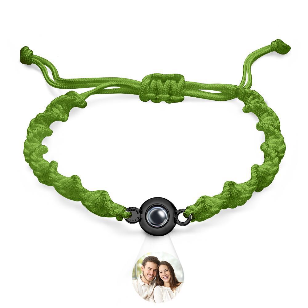 Bracelet De Projection Personnalisé, Tissage De Sport, Cadeau Simple - votrecollierprenomfr