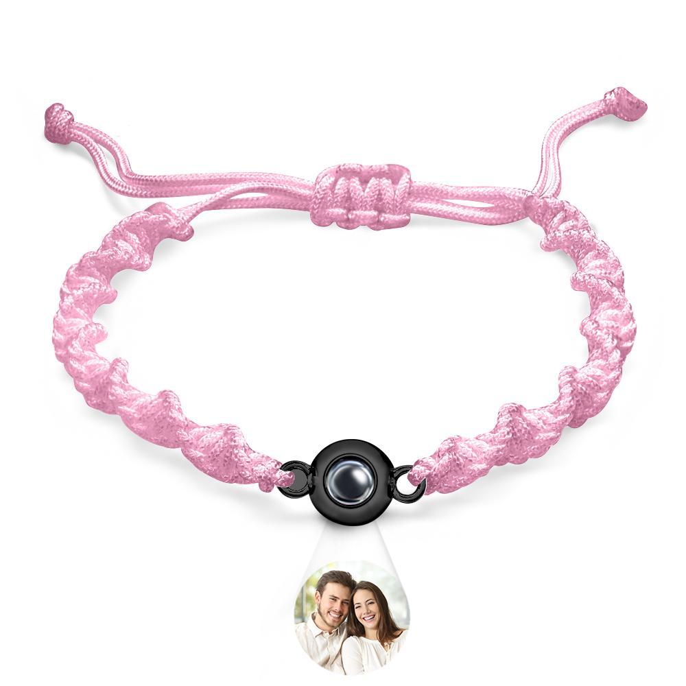Bracelet De Projection Personnalisé, Tissage De Sport, Cadeau Simple - votrecollierprenomfr