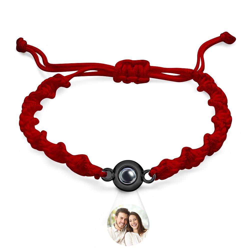 Bracelet De Projection Personnalisé, Tissage De Sport, Cadeau Simple - votrecollierprenomfr