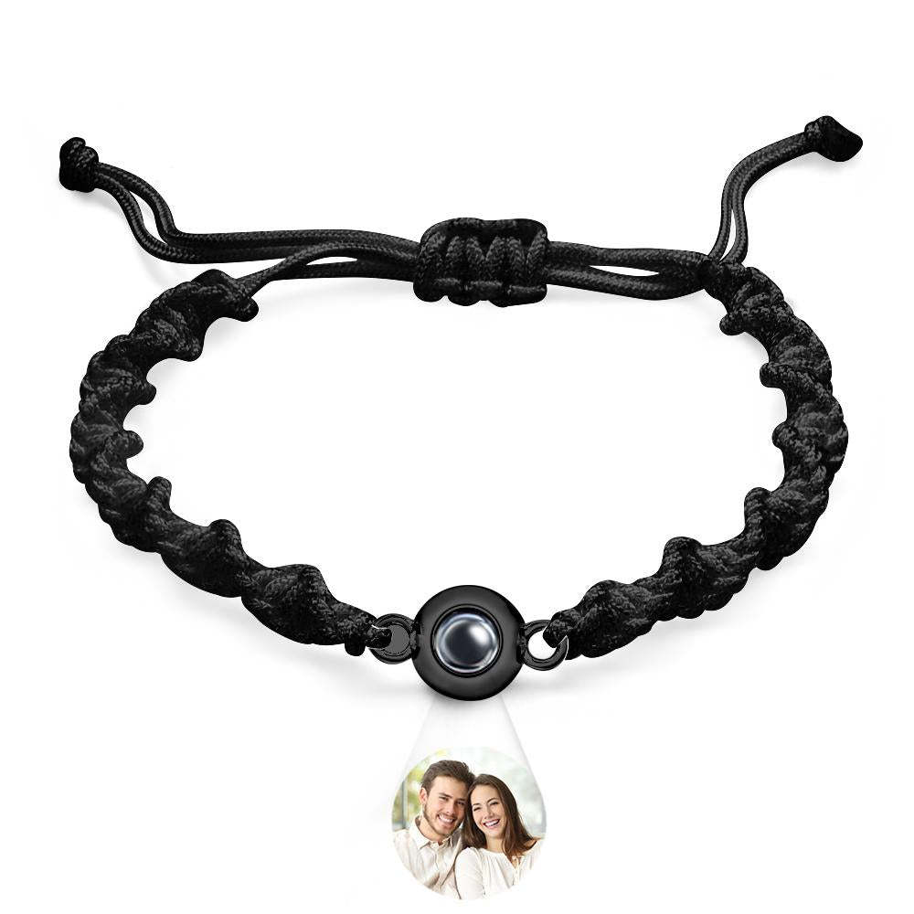 Bracelet De Projection Personnalisé, Tissage De Sport, Cadeau Simple - votrecollierprenomfr