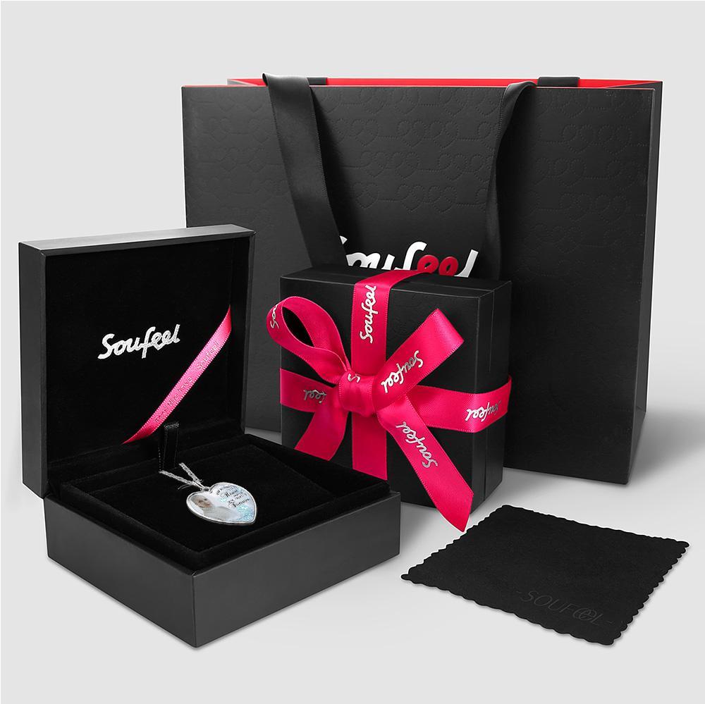 Collier Photo Personnalisé Créatif Commémorer Des Cadeaux D'amour - votrecollierprenomfr