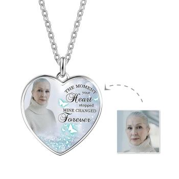 Collier Photo Personnalisé Créatif Commémorer Des Cadeaux D'amour - votrecollierprenomfr