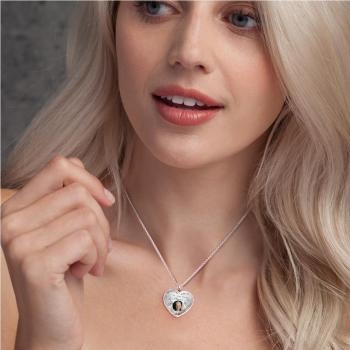 Collier Photo Personnalisé Je Te Tiens Dans Mon Coeur Cadeaux Métal - votrecollierprenomfr