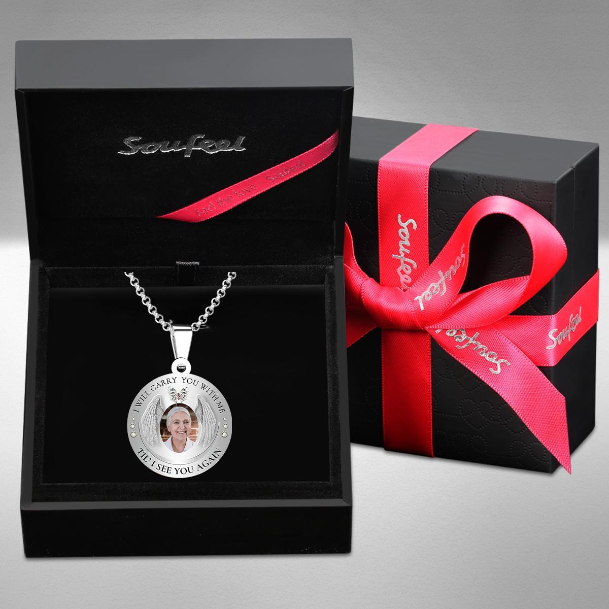 Collier Photo Personnalisé Vintage Commémorer Des Cadeaux En Métal - votrecollierprenomfr
