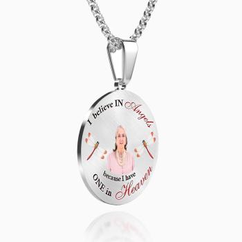 Collier Photo Personnalisé Visage Personnalisé Cadeaux Commémoratifs Créatifs - votrecollierprenomfr