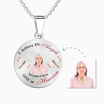 Collier Photo Personnalisé Visage Personnalisé Cadeaux Commémoratifs Créatifs - votrecollierprenomfr