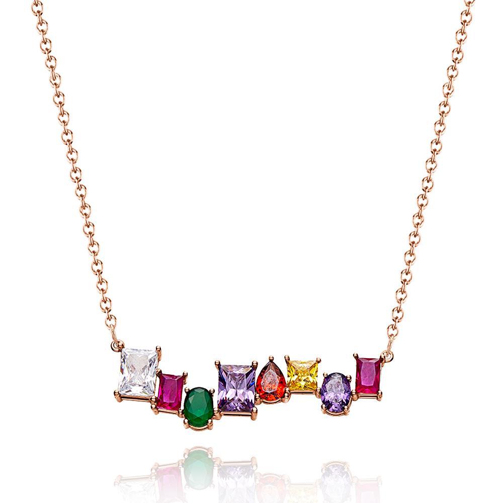 Collier De Pierre De Naissance Personnalisé, Bijoux De Pierres De Naissance En Forme De Variété Unique, Cadeaux Pour Elle - votrecollierprenomfr