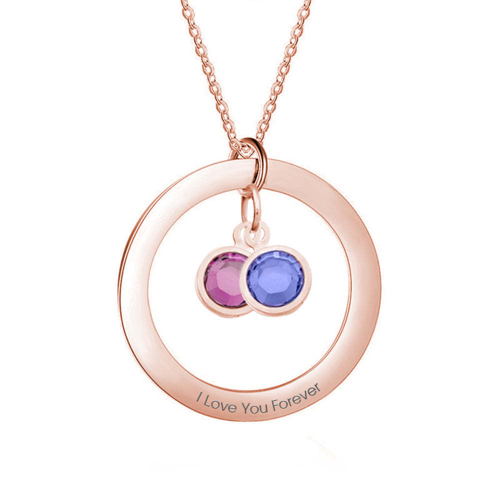 Collier De Pierre De Naissance Personnalisé, Cadeau De Collier Personnalisé Pour Elle - votrecollierprenomfr