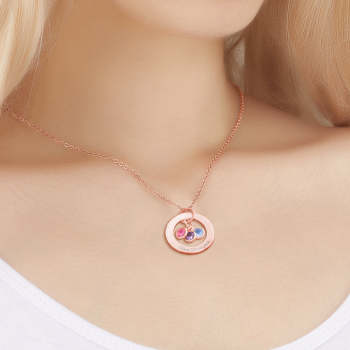 Collier De Pierre De Naissance Personnalisé, Cadeau De Collier Personnalisé Pour Elle - votrecollierprenomfr