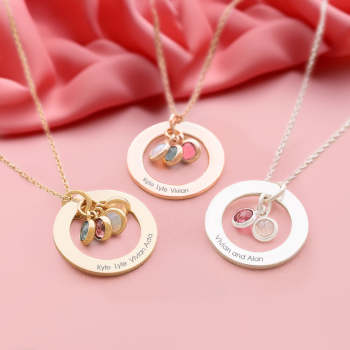 Collier De Pierre De Naissance Personnalisé, Cadeau De Collier Personnalisé Pour Elle - votrecollierprenomfr