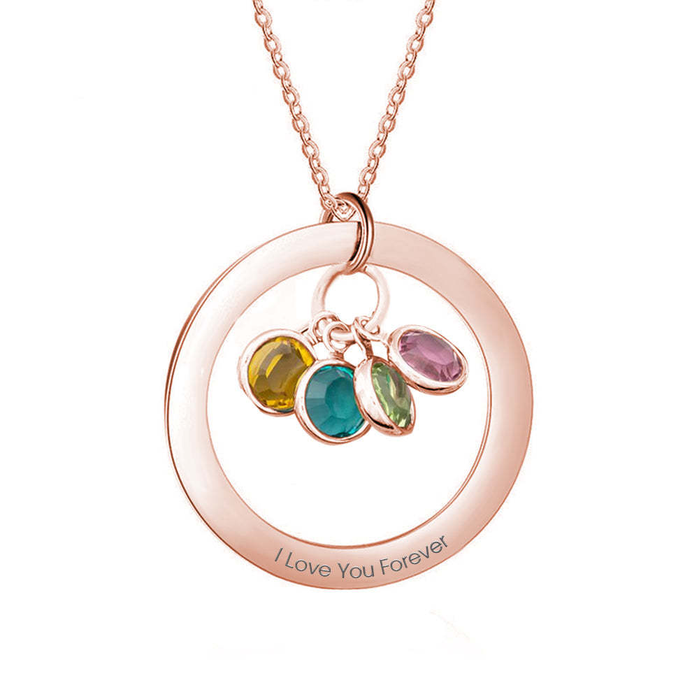 Collier De Pierre De Naissance Personnalisé, Cadeau De Collier Personnalisé Pour Elle - votrecollierprenomfr