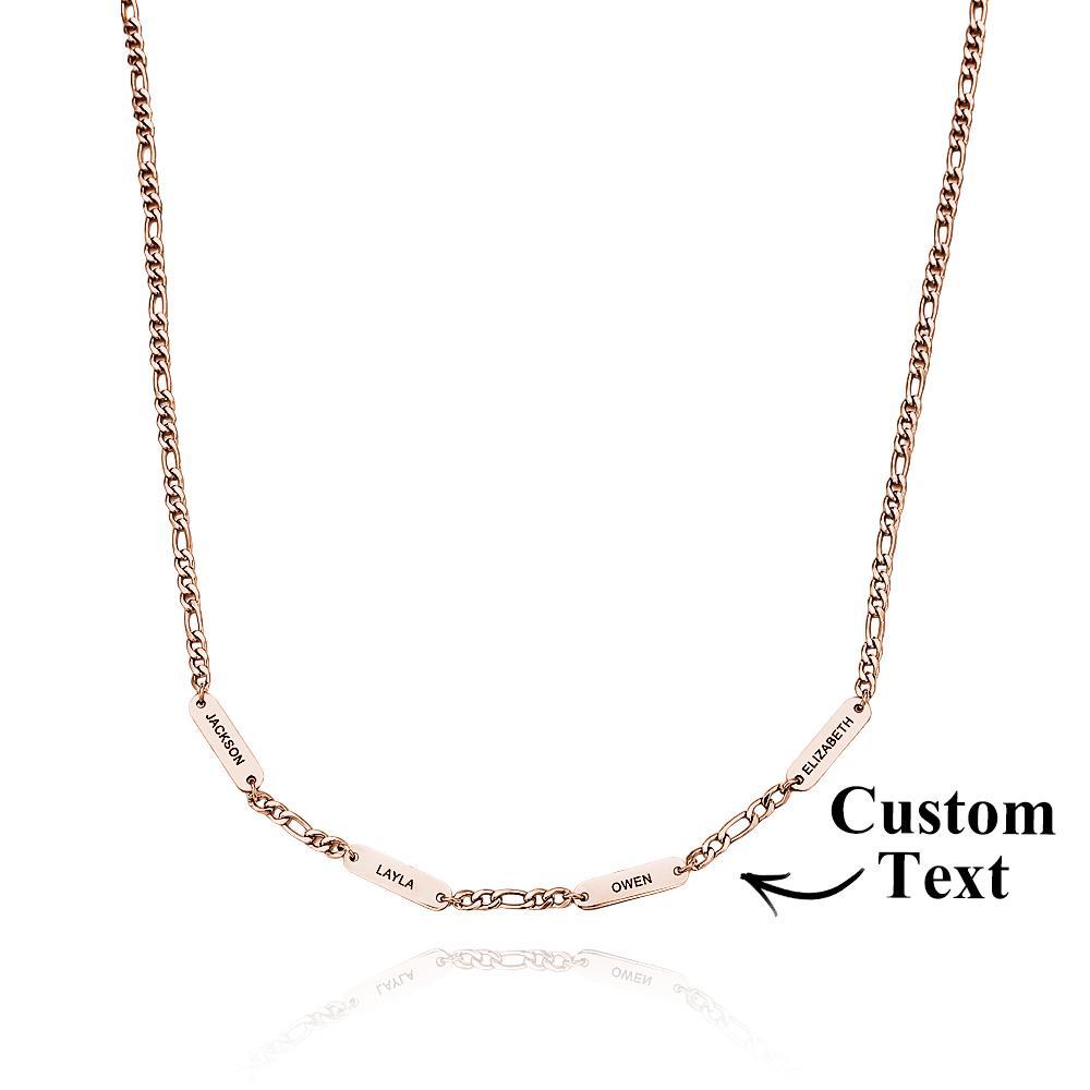 Collier Gravable, Chaîne En Acier Inoxydable À La Mode, Cadeaux Pour Hommes - votrecollierprenomfr