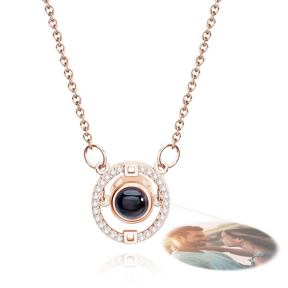 Collier De Projection Personnalisé, Style Classique, Cadeau De Mode Pour Elle - votrecollierprenomfr