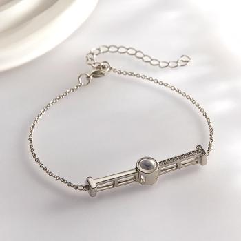 Bracelet De Projection De Photos Personnalisé, Cadeaux D'anniversaire Simples Pour Couple - votrecollierprenomfr