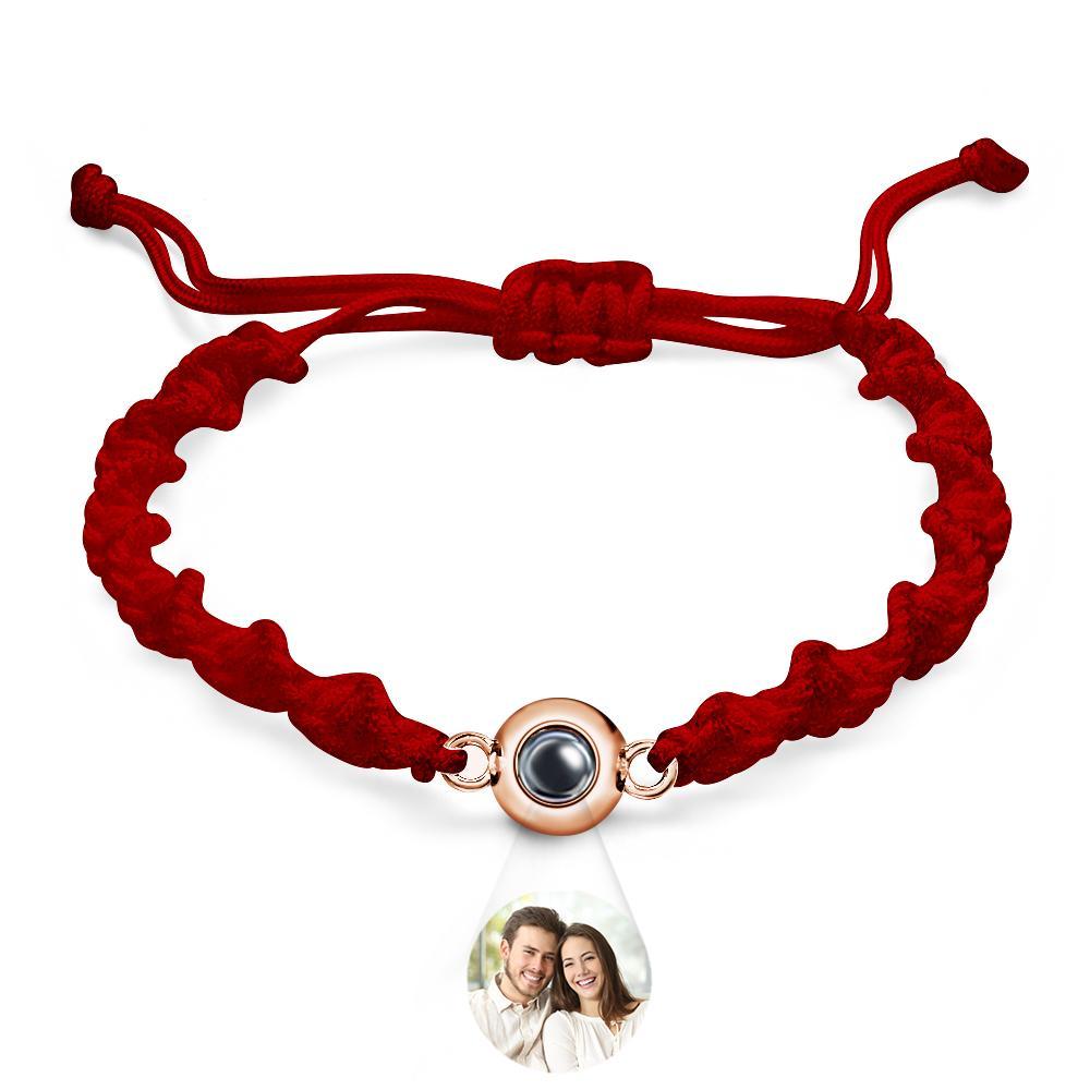 Bracelet De Projection Personnalisé, Tissage De Sport, Cadeau Simple - votrecollierprenomfr