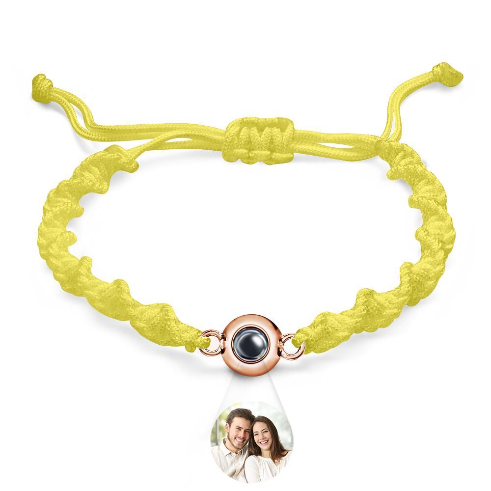 Bracelet De Projection Personnalisé, Tissage De Sport, Cadeau Simple - votrecollierprenomfr