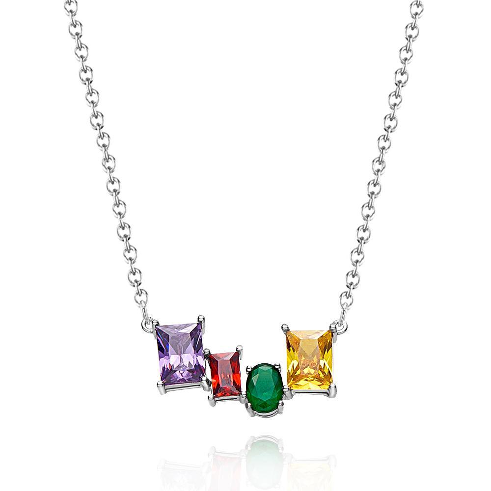 Collier De Pierre De Naissance Personnalisé, Bijoux De Pierres De Naissance En Forme De Variété Unique, Cadeaux Pour Elle - votrecollierprenomfr