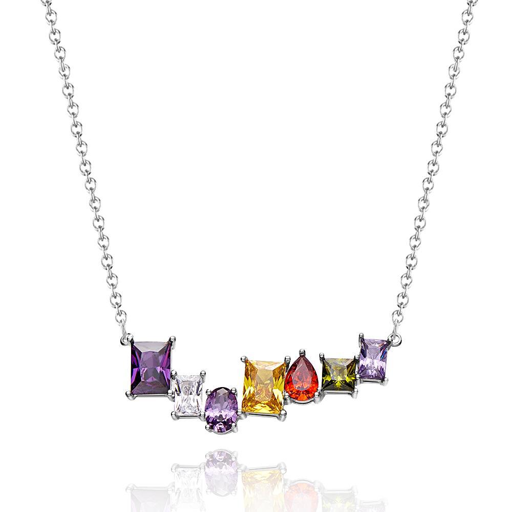 Collier De Pierre De Naissance Personnalisé, Bijoux De Pierres De Naissance En Forme De Variété Unique, Cadeaux Pour Elle - votrecollierprenomfr