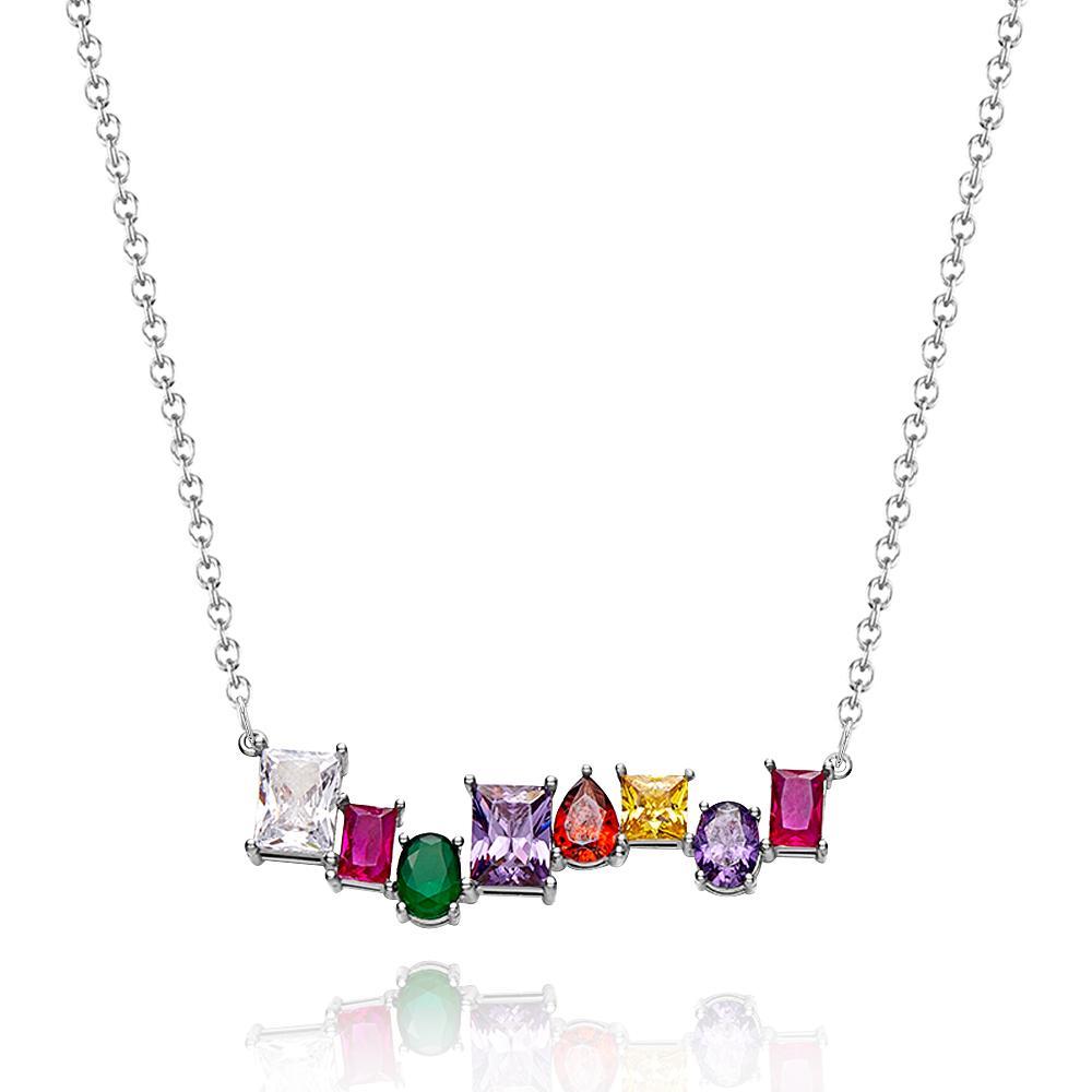 Collier De Pierre De Naissance Personnalisé, Bijoux De Pierres De Naissance En Forme De Variété Unique, Cadeaux Pour Elle - votrecollierprenomfr