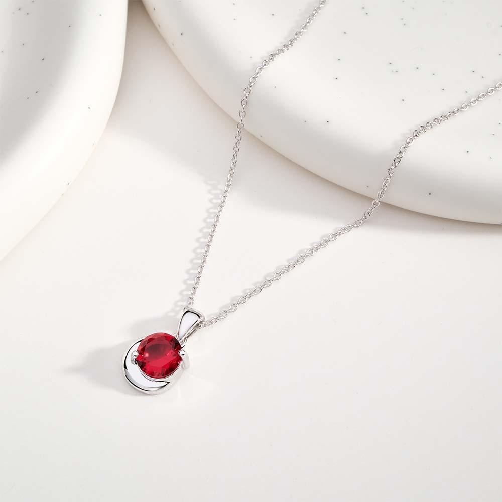 Collier De Pierre De Naissance Personnalisé, Pendentif En Quantité Facultative, Cadeaux Pour Elle - votrecollierprenomfr