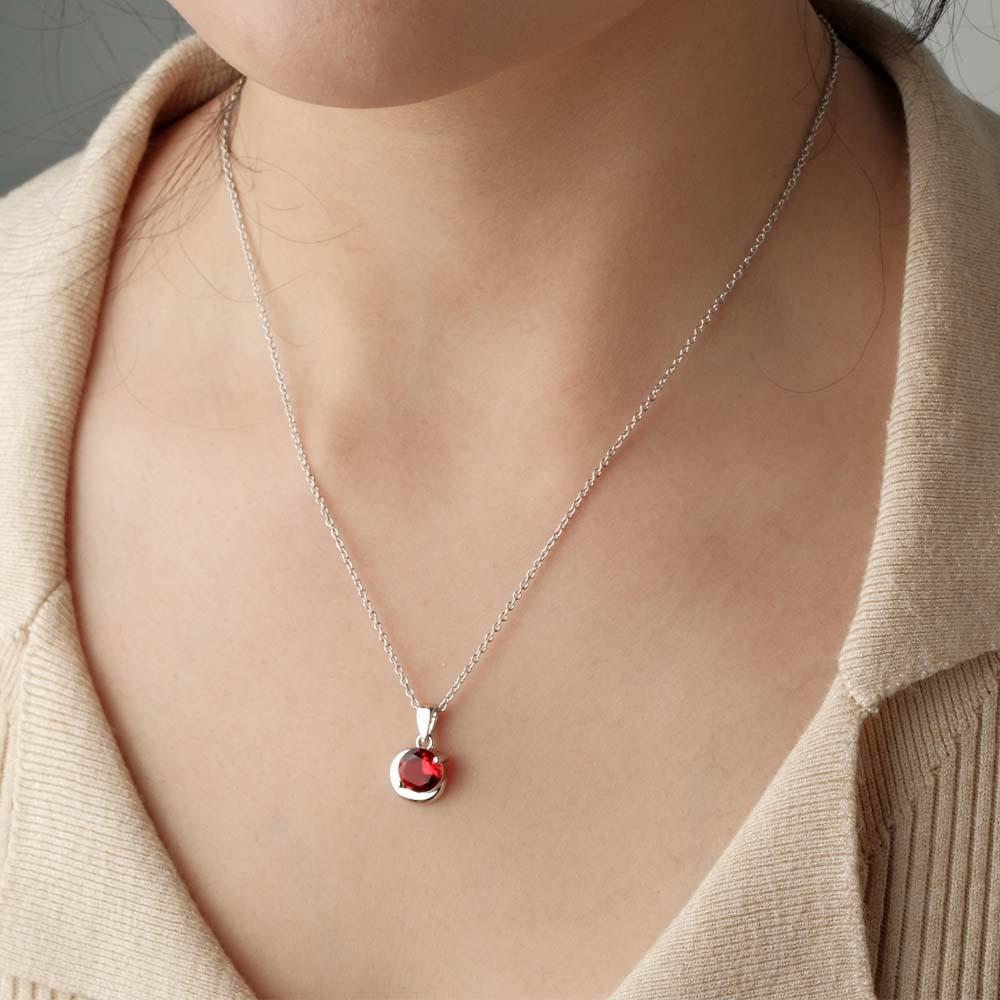 Collier De Pierre De Naissance Personnalisé, Pendentif En Quantité Facultative, Cadeaux Pour Elle - votrecollierprenomfr
