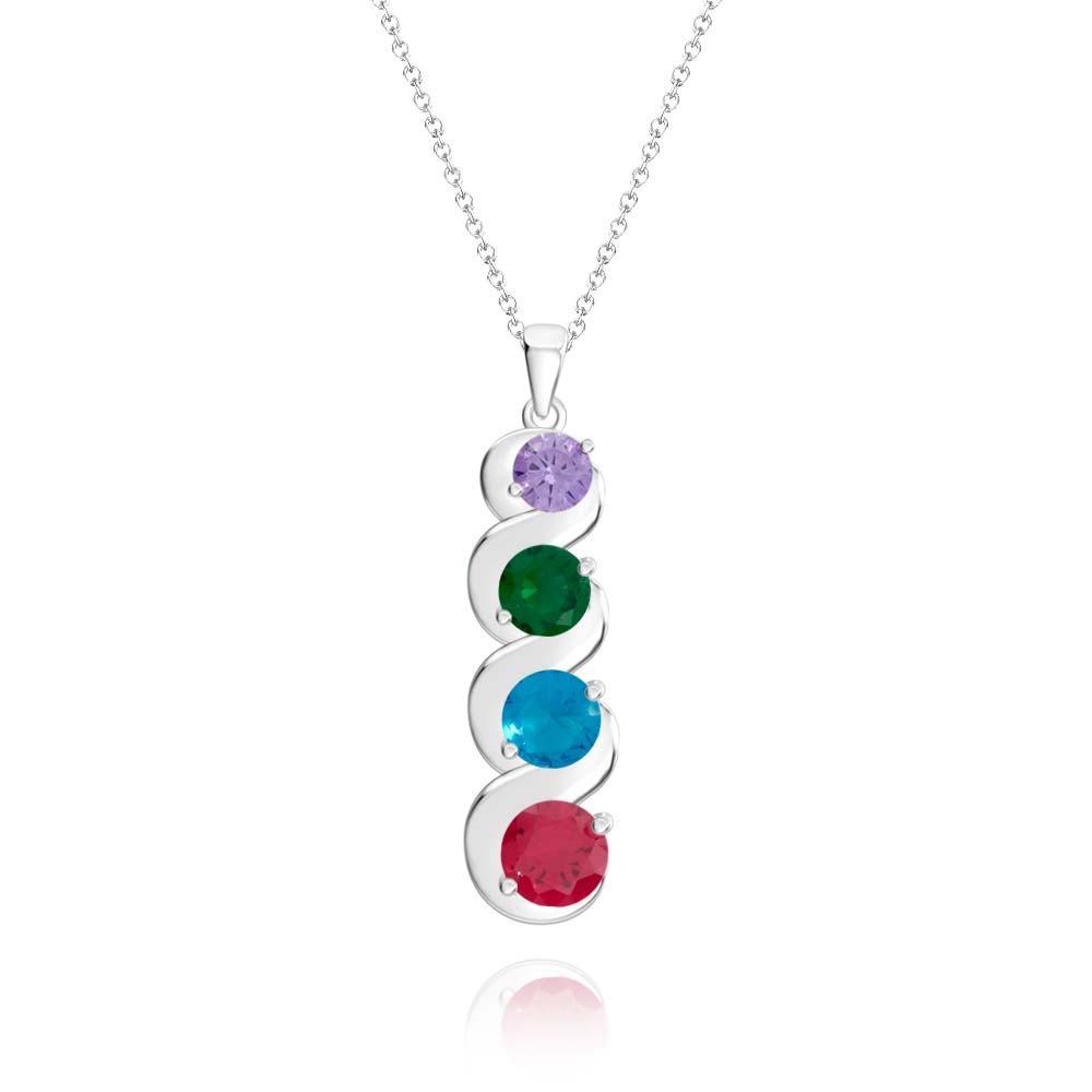 Collier De Pierre De Naissance Personnalisé, Pendentif En Quantité Facultative, Cadeaux Pour Elle - votrecollierprenomfr