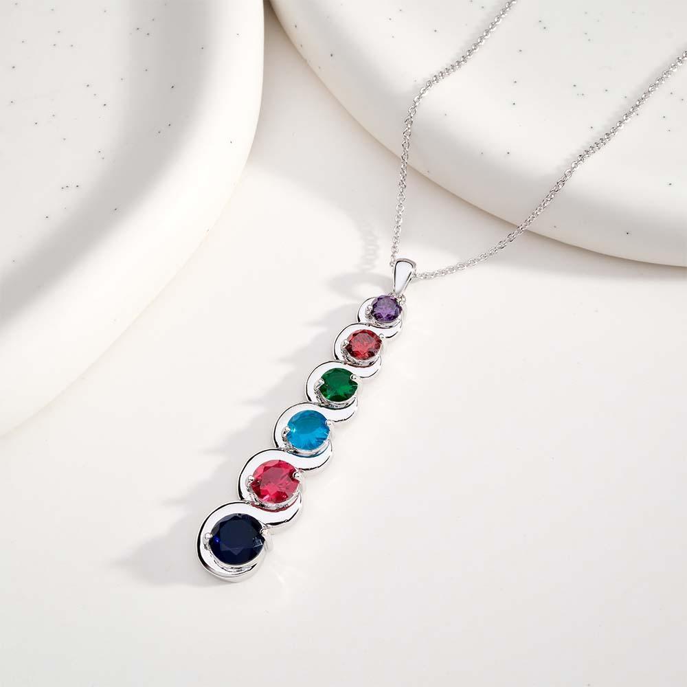 Collier De Pierre De Naissance Personnalisé, Pendentif En Quantité Facultative, Cadeaux Pour Elle - votrecollierprenomfr