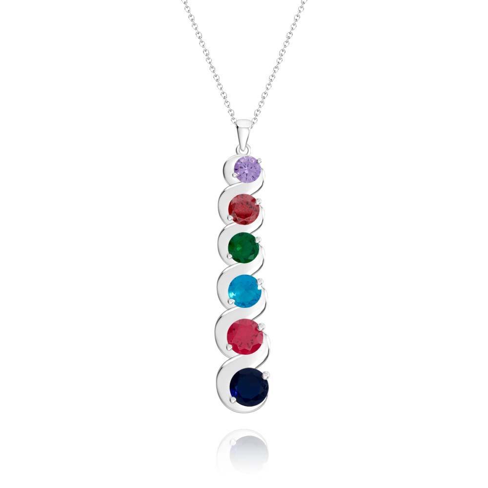 Collier De Pierre De Naissance Personnalisé, Pendentif En Quantité Facultative, Cadeaux Pour Elle - votrecollierprenomfr