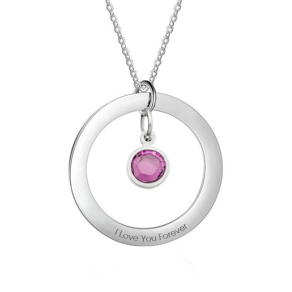 Collier De Pierre De Naissance Personnalisé, Cadeau De Collier Personnalisé Pour Elle - votrecollierprenomfr