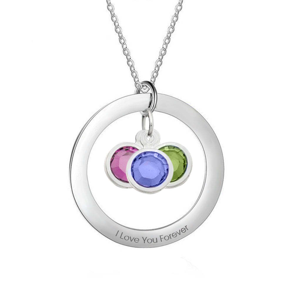 Collier De Pierre De Naissance Personnalisé, Cadeau De Collier Personnalisé Pour Elle - votrecollierprenomfr